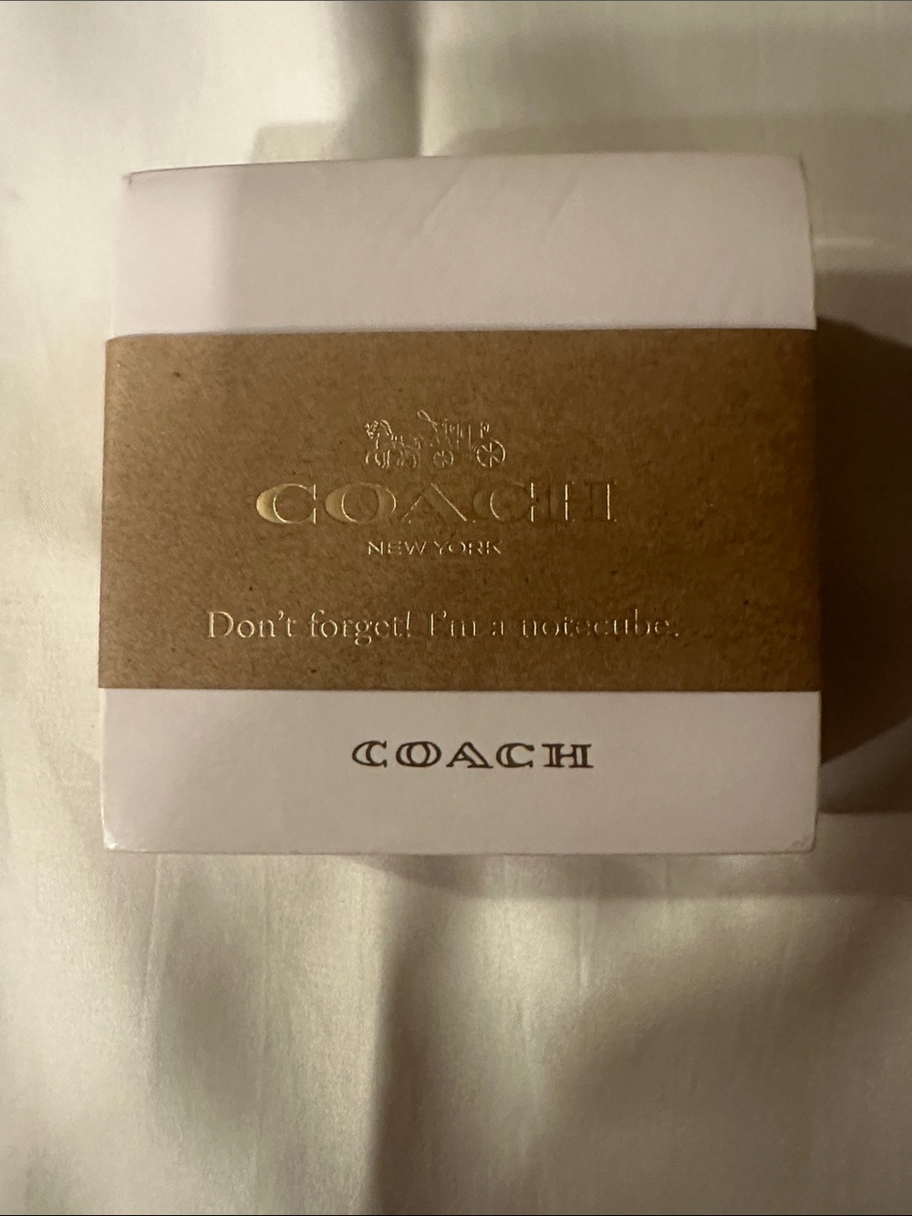 NWT Coach Cashin Floral Notecube